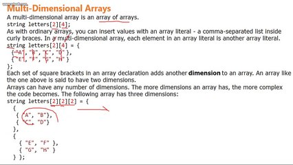 C++ 2 D Array|  two Dimension Array