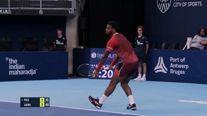 Anvers - Fils évite le piège Lajal et file en quarts