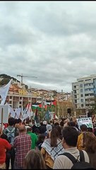 Manifestação pró-Palestina no Martim Moniz