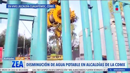 Inicia disminución en suministro de agua en alcaldías de la CDMX