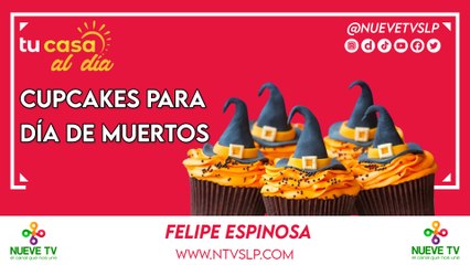 Cupcakes para Día de Muertos