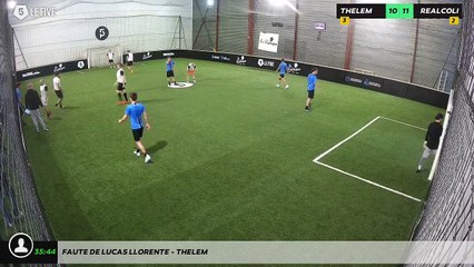 Faute de Lucas Llorente - THELEM