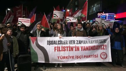 TİP'ten Ankara'da İsrail protestosu