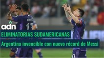 Argentina invencible con un Messi de récord en las Eliminatorias Sudamericanas
