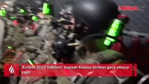 'Erciyes 2023 Tatbikatı' başladı! Kılavuz birlikler gece atlayışı yaptı