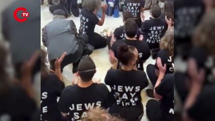 Yahudilerden ABD Parlamentosu'nda 'ateşkes' eylemi