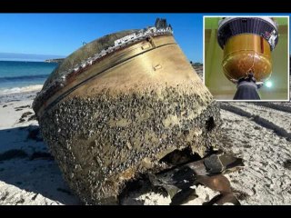 Cops Warn Public to Avoid Mystery Metallic Cylinder Washed Up on Beach