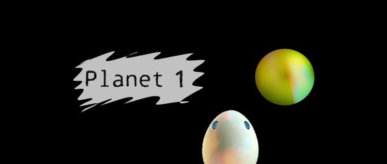 Space Gleam Fiction planet 1 WARNING FLASHING IMAGES