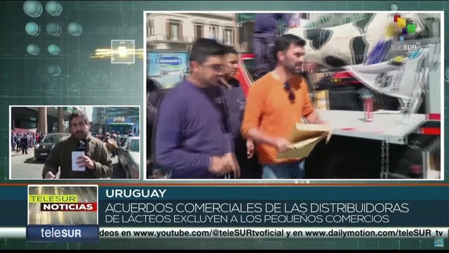 En Uruguay trabajadores de la industria láctea realizan un paro nacional de 24 horas