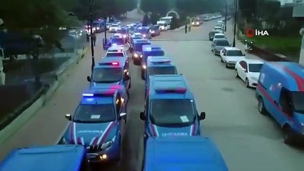 Terres vendues illégalement dans la forêt de Pendik vues du ciel