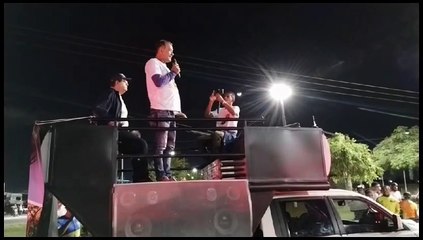 Pai da PM morta em acidente de trânsito faz discurso em manifestação