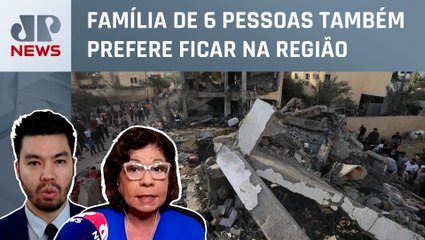 Dois brasileiros em Gaza desistem de voltar ao Brasil; Kramer e Kobayashi analisam