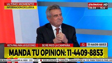 Agustín Rossi: "El discurso de Milei es muy violento"