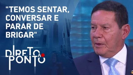 Como fazer o país voltar a dialogar perante a polarização? Mourão analisa | DIRETO AO PONTO
