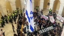 Judíos 'toman' Capitolio para pedir alto al fuego israelí en Gaza
