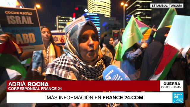 Turquía: protestas en Estambul en defensa de la causa palestina y contra los bombardeos