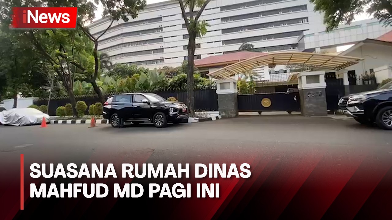 Pantauan Rumah Dinas Mahfud MD Pagi Ini, Jelang Daftar Bacawapres ke KPU