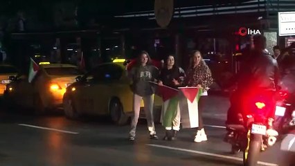 Des chauffeurs de taxi ont manifesté contre Israël à Istanbul