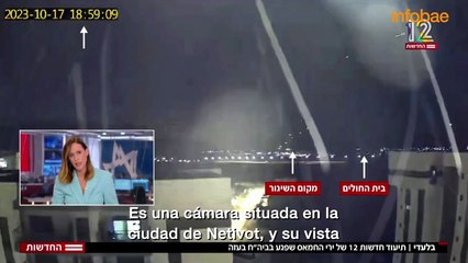 Un video muestra que el cohete que impactó en un hospital fue lanzado desde Gaza