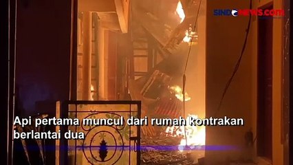 Belasan Rumah di Kawasan Padat Rawamangun Terbakar Hebat