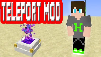 Minecraft 1.9 Işınlanmak Mümkün (Simple Teleporters Mod)