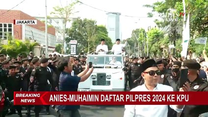 Video herunterladen: Momen Arak-Arakan Anies Muhaimin Menuju KPU untuk Daftar Pilpres 2024