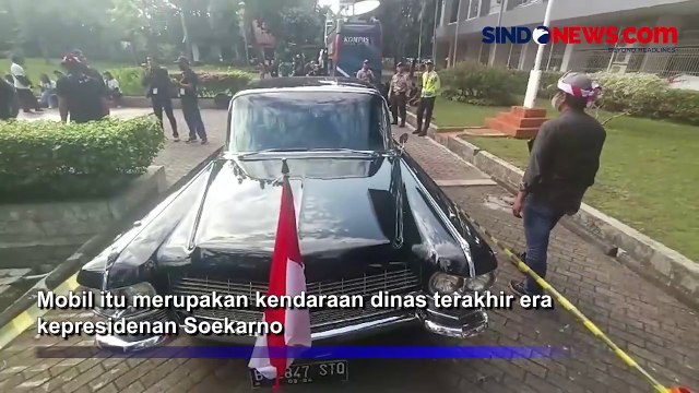 Penampakan Cadillac Fleetwood 75 Limosin, Mobil Dinas Soekarno akan Digunakan Ganjar-Mahfud Daftar ke KPU
