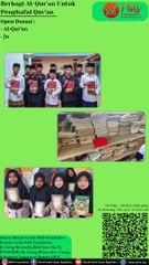 Berbagi Alquran Untuk Santri Penghafal Alquran Serang Wetan