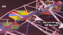 VIDEO: Jhoola stops suddenly in Ramlila fair New Delhi