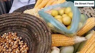 Corn Cob Desi Makai ka Butta at Street Food