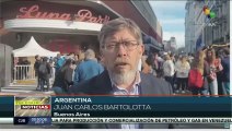 Argentina: Candidato presidencial Leandro Santoro cierra campaña electoral