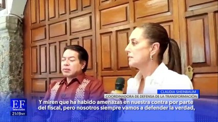 Claudia Sheinbaum asegura que recibió amenazas de Uriel Carmona