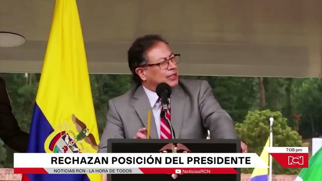 Dirigentes colombianos rechazan posición de Petro frente a ataque de Hamás