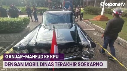 Download Video: Cadillac Fleetwood 75 Limosin, Mobil Dinas Soekarno akan Digunakan Ganjar-Mahfud Daftar ke KPU