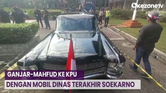 Cadillac Fleetwood 75 Limosin, Mobil Dinas Soekarno akan Digunakan Ganjar-Mahfud Daftar ke KPU