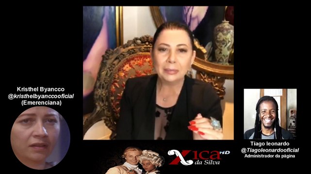 LIVE com Kristhel Byancco (Emerenciana) (Live com atores da Novela Xica da Silva) 27-06-2020