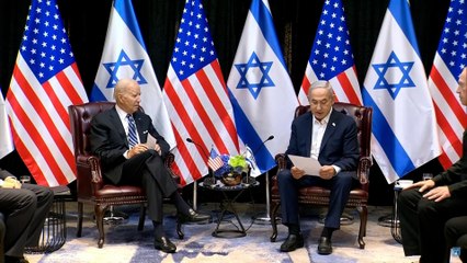 نتنياهو "يفاخر" بدعم بايدن.. وبوتين: ما حدث في غزة مأساوي