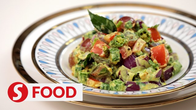 Retro Recipe: Okra, grape & coconut raita