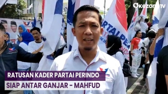 Massa Kader Partai Perindo Bersiap Antar Ganjar-Mahfud Daftar ke KPU