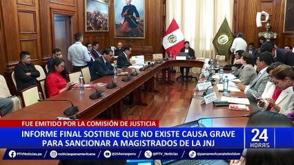 Comisión de Justicia suspende debate de informe que desestima denuncias contra miembros de la JNJ
