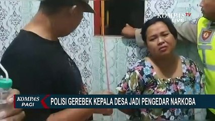 Jadi Pengedar Narkoba, Kades Bondowoso Digerebek Polisi