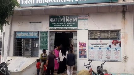 Crowd of patients in the hospital, OPD started becoming becoming small