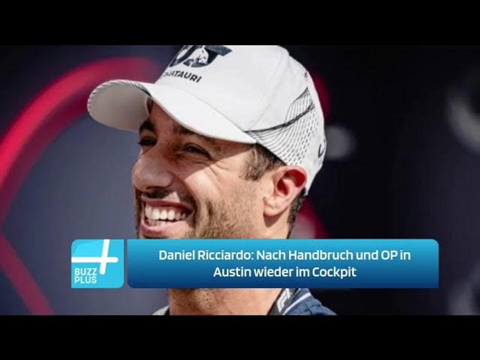 Daniel Ricciardo: Nach Handbruch und OP in Austin wieder im Cockpit