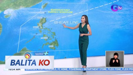 Pag-iral ng Northeasterly surface windflow sa bansa, lumalakas | BK