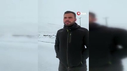 Gümüşhane'nin yüksek kesimleri beyaza büründü