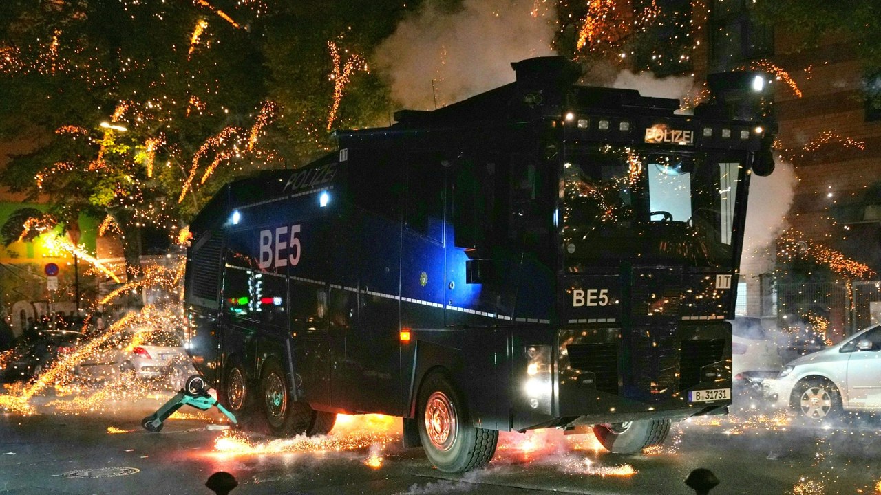 Krawalle bei pro-palästinensischen Protesten in Berlin