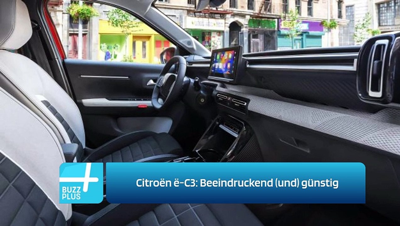 Citroën ë-C3: Beeindruckend (und) günstig