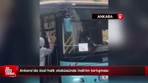 Ankara'da özel halk otobüsünde indirim tartışması