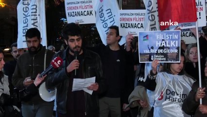 Filistin'in yanında olanlar, emperyalizmin, siyonizmin ve siyonist terörün karşısındadır