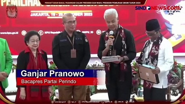 Sah! Ganjar-Mahfud MD Resmi Daftar Capres-Cawapres Pilpres 2024